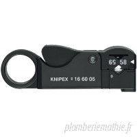KNIPEX 16 60 05 SB Outil à dénuder pour câbles coaxiaux 105 mm B000XUMY1A